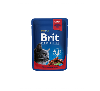 Brit Premium® Cat Pouches Beef 100gr