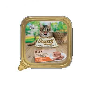 Stuzzy Cat Alucups Υγρή Τροφή Γάτας Γαλοπούλα 100gr